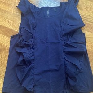 Jcrew woman’s ruffle shirt